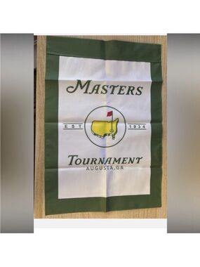 Masters Green and Yellow Golf Flag new